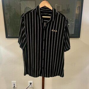 All Saints - Folsom Short Sleeve Shirt (#MS076M) - Black